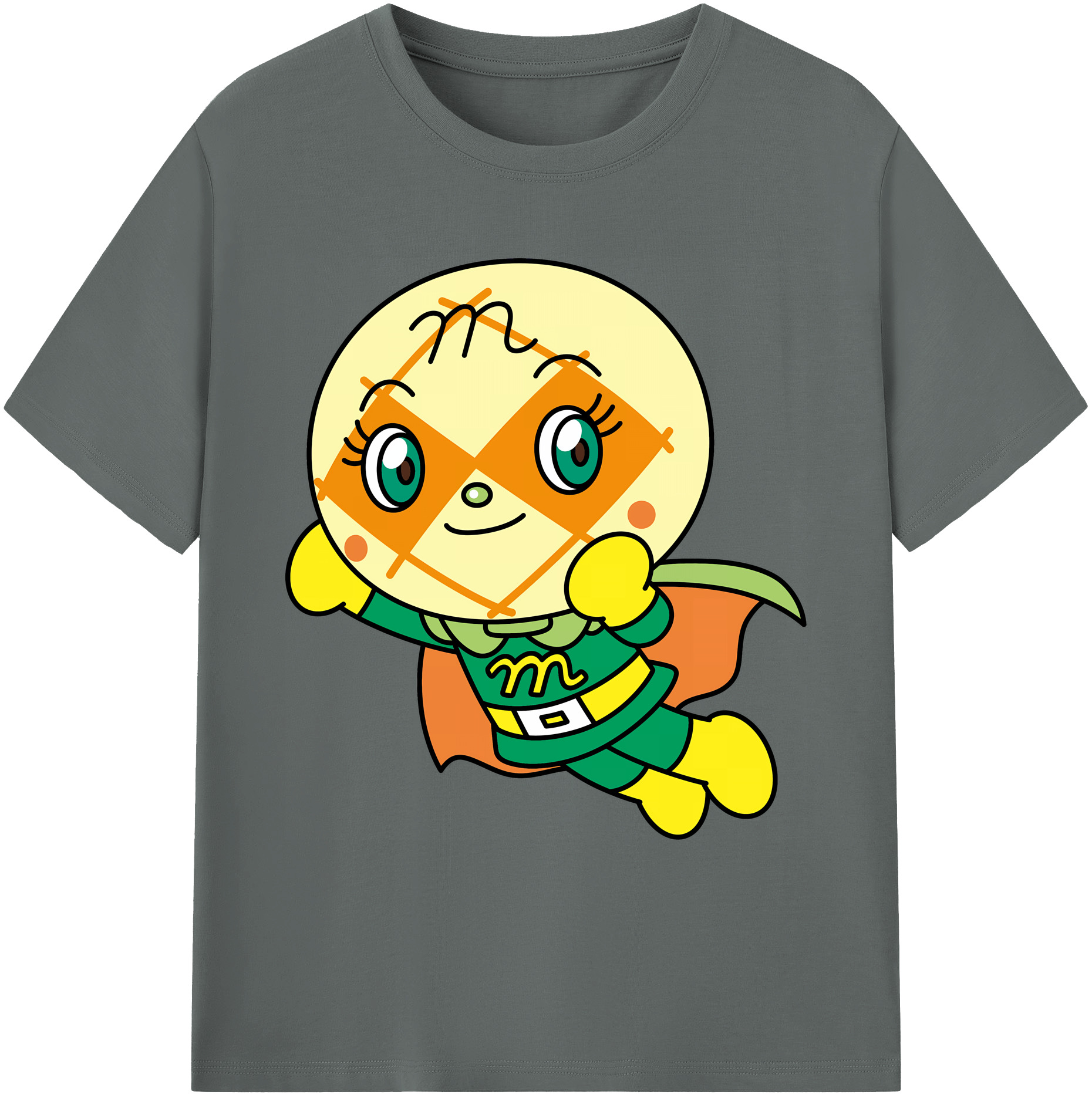 （画像用） アンパンマン Anpanman 綿100％ メンズ半袖Tシャツ｜肌触りやわらか＆通気性